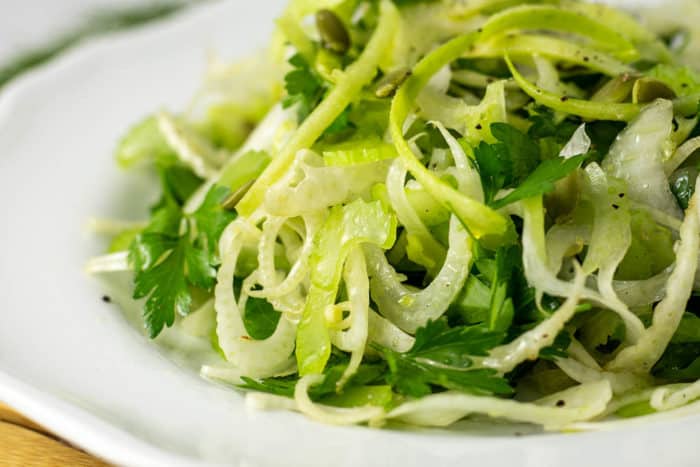 This cancer fighting fennel, parsley, and apple salad is delicious and packed with nutrition.jpg.jpg