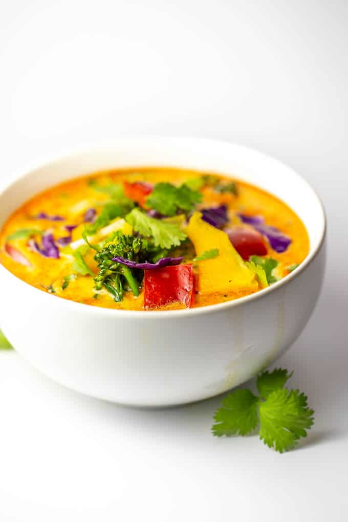 Mostly Raw Vegan Thai Curry - Keto Friendly