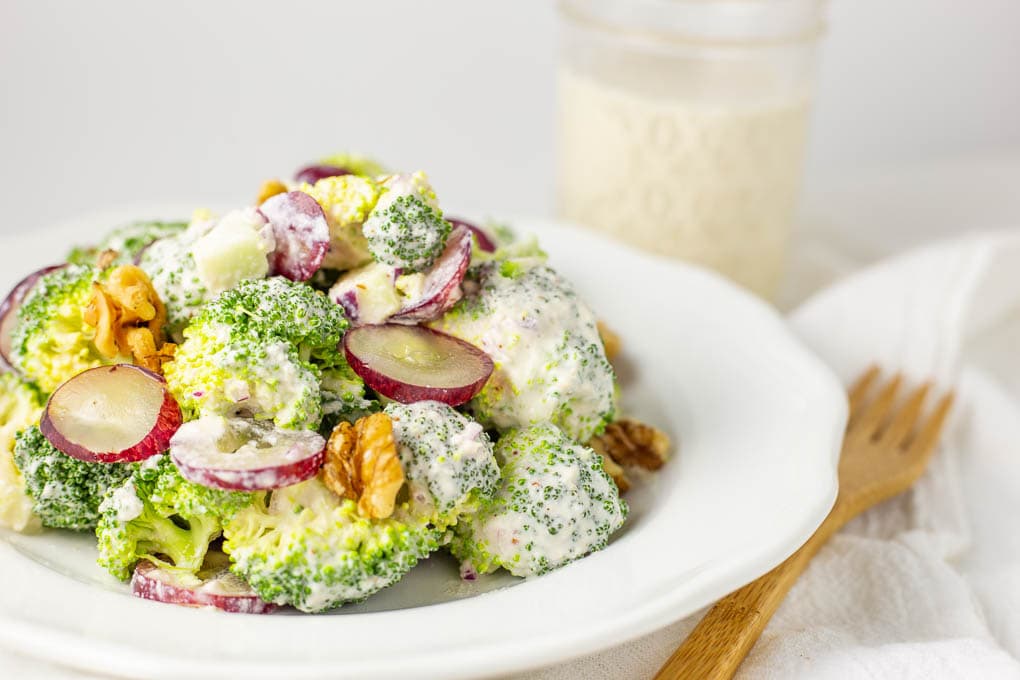 Raw Vegan Ketogenic Broccoli Salad
