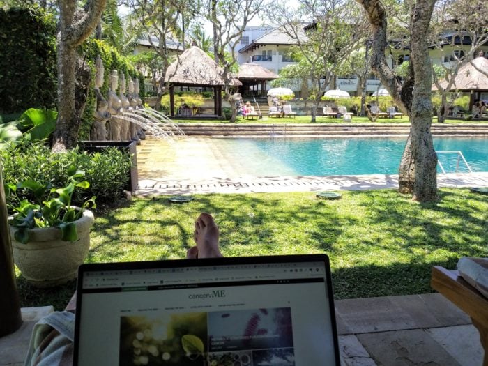 Updating the blog from bali because I'm so excited about this latest keto for cancer news