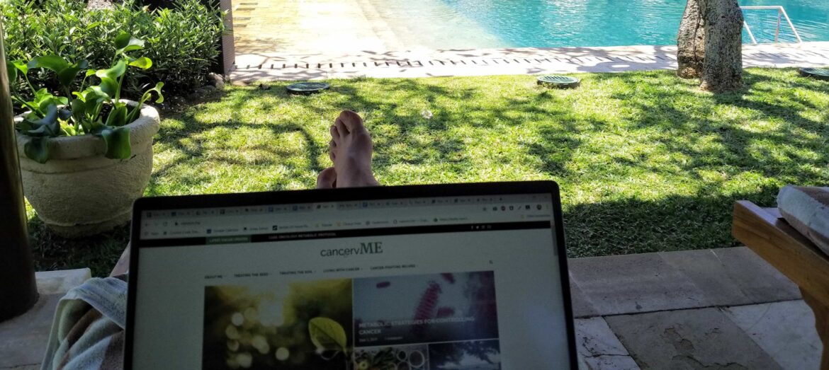 Updating the blog from bali because I'm so excited about this latest keto for cancer news