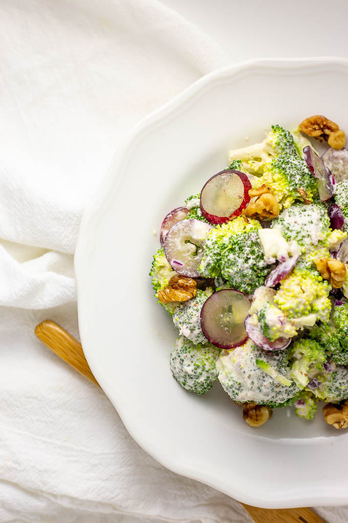 Cancer-Fighting Raw Vegan Keto Broccoli Salad