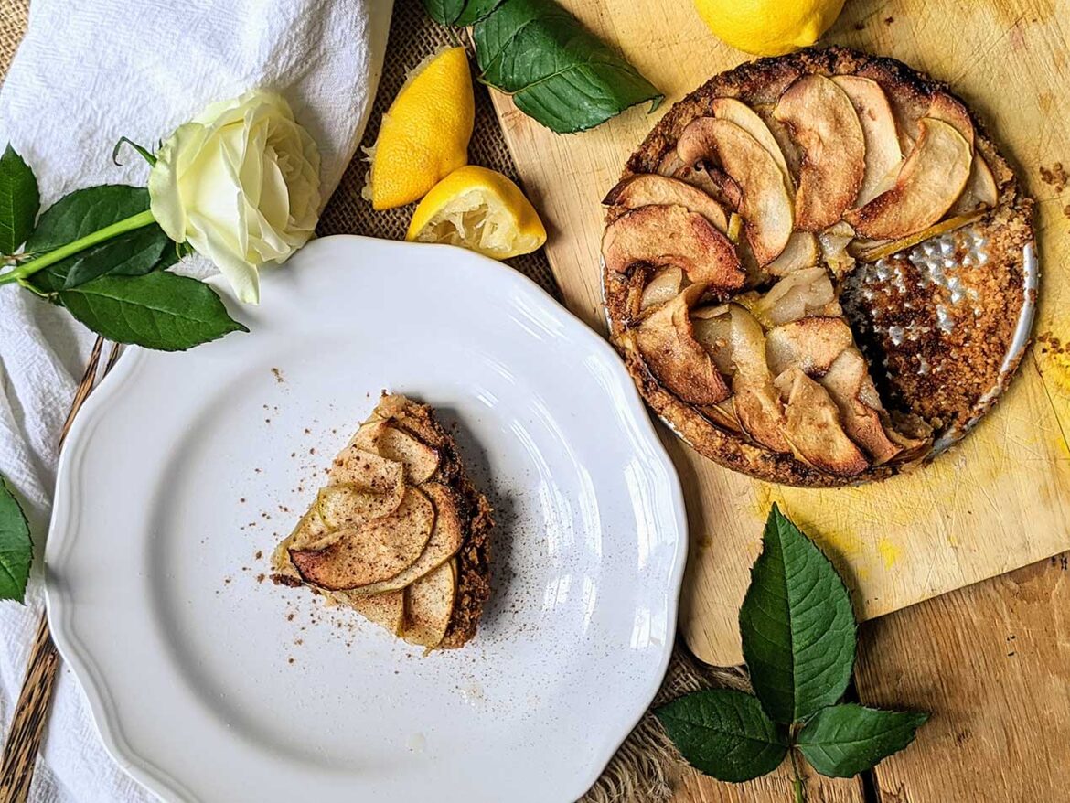 Low carb simple apple tart